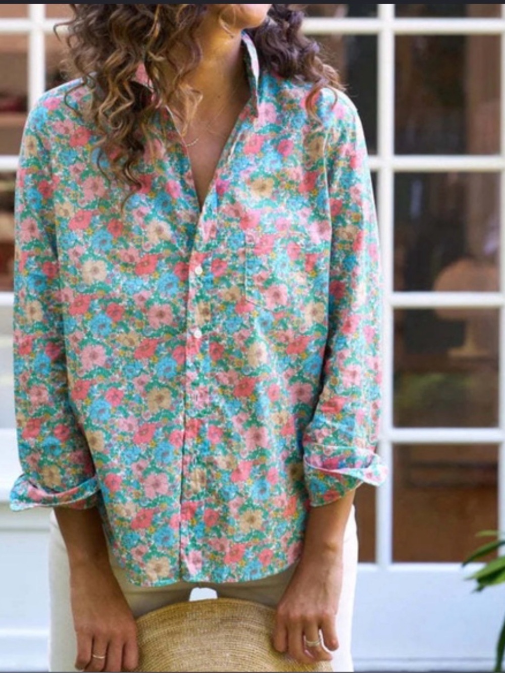 Frank & Eileen Floral Button Up